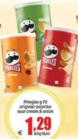 Elite Pringles original-paprika sour cream & onion offerta