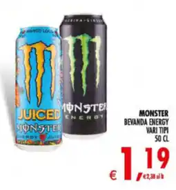 Deco Supermercati Monster bevanda energy offerta