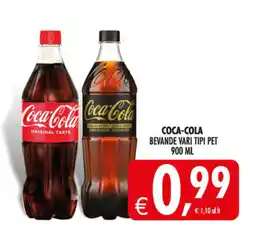 Deco Supermercati Coca-Cola bevande vari tipi PET offerta