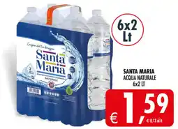 Deco Supermercati Santa Maria acqua naturale offerta