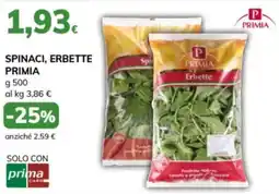Basko Spinaci, erbette Primia offerta