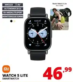 Comet Xiaomi Watch 5 Lite Smartwatch offerta