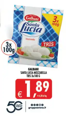 Deco Supermercati Galbani Santa Lucia Mozzarella offerta