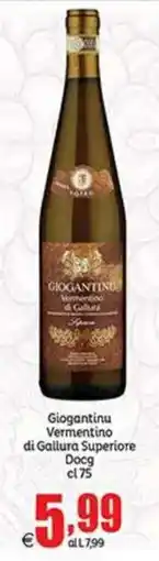 Elite Giogantinu Vermentino di Gallura Superiore offerta
