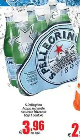 Elite S.Pellegrino Acqua minerale naturale frizzante offerta
