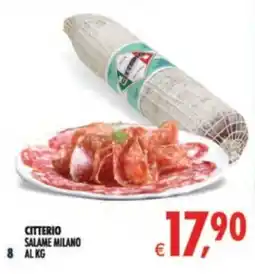 Deco Supermercati Citterio Salame Milano offerta