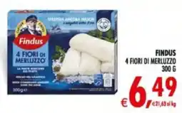 Deco Supermercati Findus 4 Fiori di Merluzzo offerta