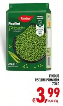 Deco Supermercati Findus Pisellini Primavera offerta
