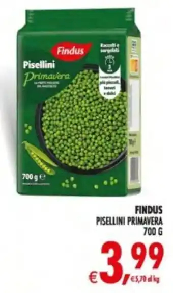 Deco Supermercati Findus Pisellini Primavera offerta