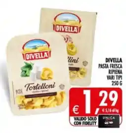 Deco Supermercati Divella pasta fresca ripiena vari tipi offerta