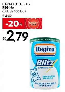 Bennet Carta casa blitz regina offerta