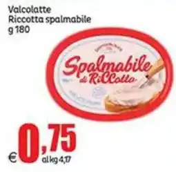 Elite Valcolatte Ricotta spalmabile offerta