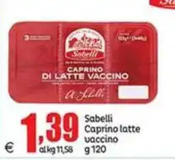 Elite Sabelli Caprino latte vaccino offerta