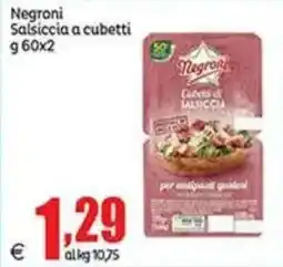 Elite Negroni Salsiccia a cubetti offerta