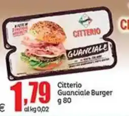 Elite Citterio Guanciale Burger offerta