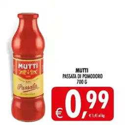 Deco Supermercati Mutti Passata di Pomodoro offerta
