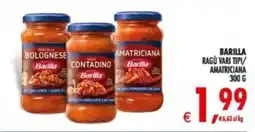 Deco Supermercati Barilla ragù vari tipi/amatriciana offerta