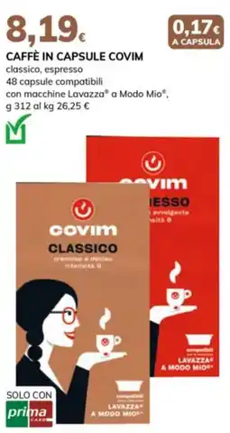 Basko Caffè in capsule Covim classico offerta