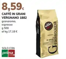 Basko Caffè in grani Vergnano 1882 Granaroma offerta