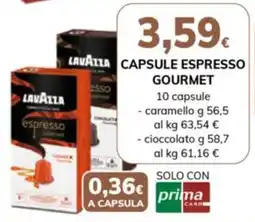 Basko Capsule espresso gourmet Lavazza offerta