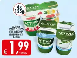Deco Supermercati Activia yogurt classico offerta