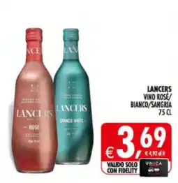 Deco Supermercati Lancers vino rosé/bianco/sangria offerta