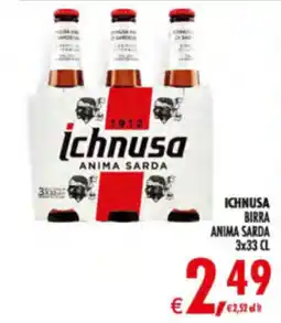 Deco Supermercati Ichnusa birra anima sarda offerta