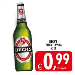 Deco Supermercati Beck's birra classica offerta