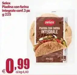 Elite Selex Piadina con farina integrale offerta