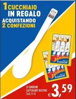 Deco Supermercati Zafferano 3 Cuochi offerta