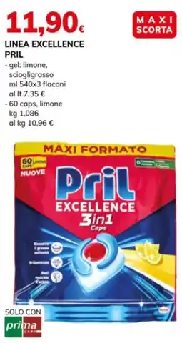 Basko Pril Excellence 3in1 Caps offerta