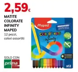 Basko Matite colorate infinity Maped offerta