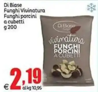Di Biase Funghi Vivinatura Funghi porcini a cubetti