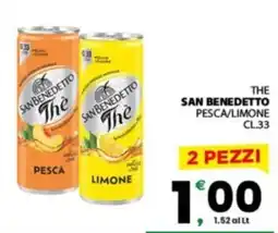 Despar Sicilia San Benedetto Thè Pesca/Limone offerta