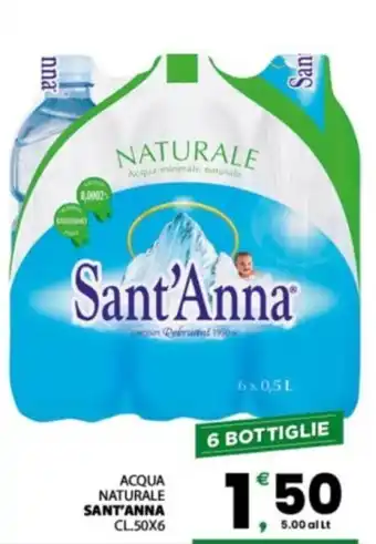 Acqua naturale Sant'Anna