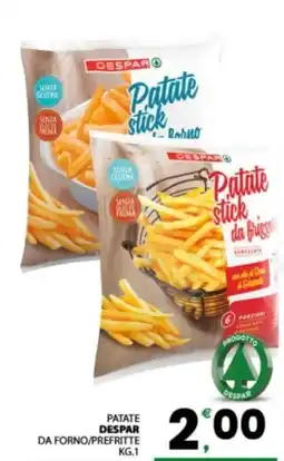 Despar Sicilia Patate stick Despar offerta