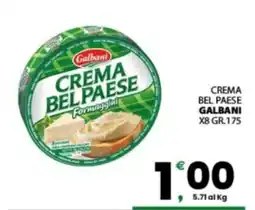 Despar Sicilia Crema bel paese formaggini Galbani offerta