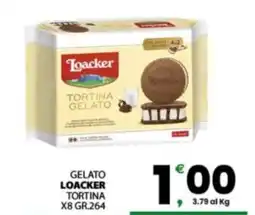 Despar Sicilia Gelato Loacker Tortina offerta