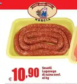 Elite Savelli Luganega di suino offerta