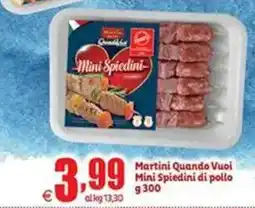 Elite Martini Quando Vuoi Mini Spiedini di pollo offerta