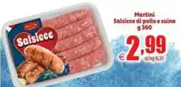 Elite Martini Salsicce di pollo e suino offerta