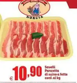 Elite Savelli Pancetta di suino offerta