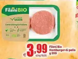 Elite Fileni Bio Hamburger di pollo offerta