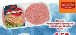 Elite Martini Hamburger offerta
