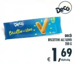 Deco Supermercati Decò Biscottini all'Uovo offerta