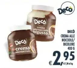 Deco Supermercati Decò crema alle nocciole offerta