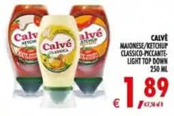 Deco Supermercati Calvé Maionese/Ketchup Classico-Piccante-Light offerta