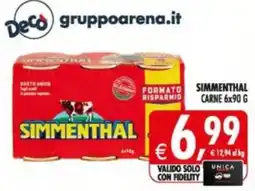 Deco Supermercati Simmenthal carne offerta
