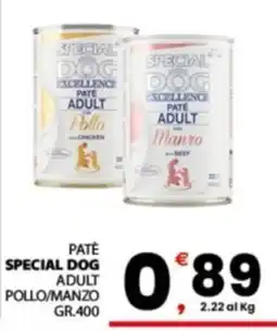 Despar Sicilia Patè Special Dog Adult offerta
