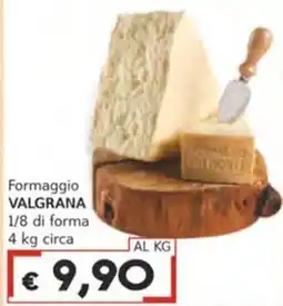 Italy Cash Formaggio Valgrana offerta